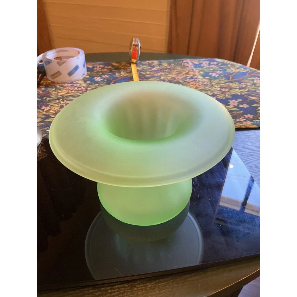 Vintage Satin Uranium Glass 4